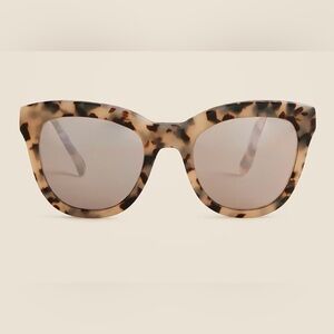 Cabana Oversized Sunglasses in Beige Tort